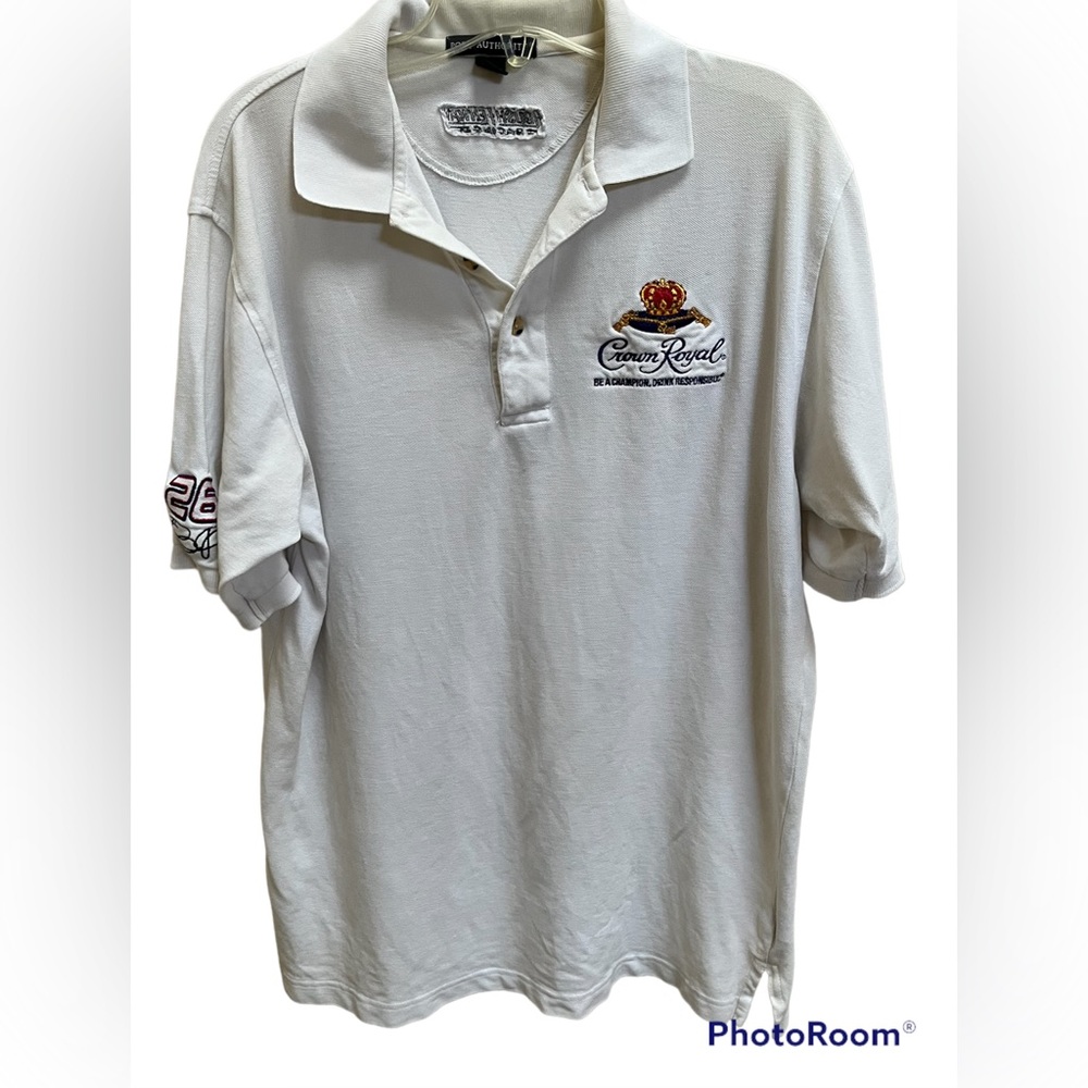 NASCAR Roush Fenway Racing Port Authority Crown Royal #26 Polo Size M